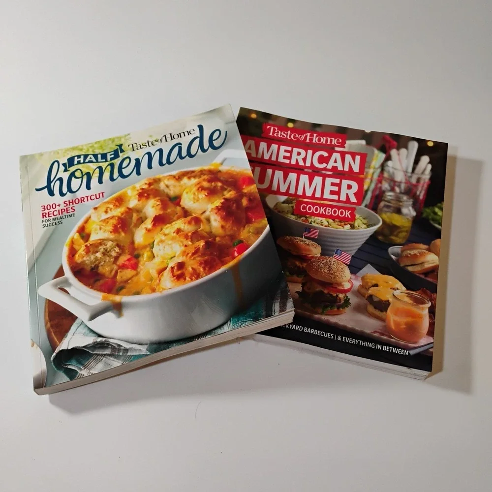 Taste of Home Cookbooks Softcover Lot of 2